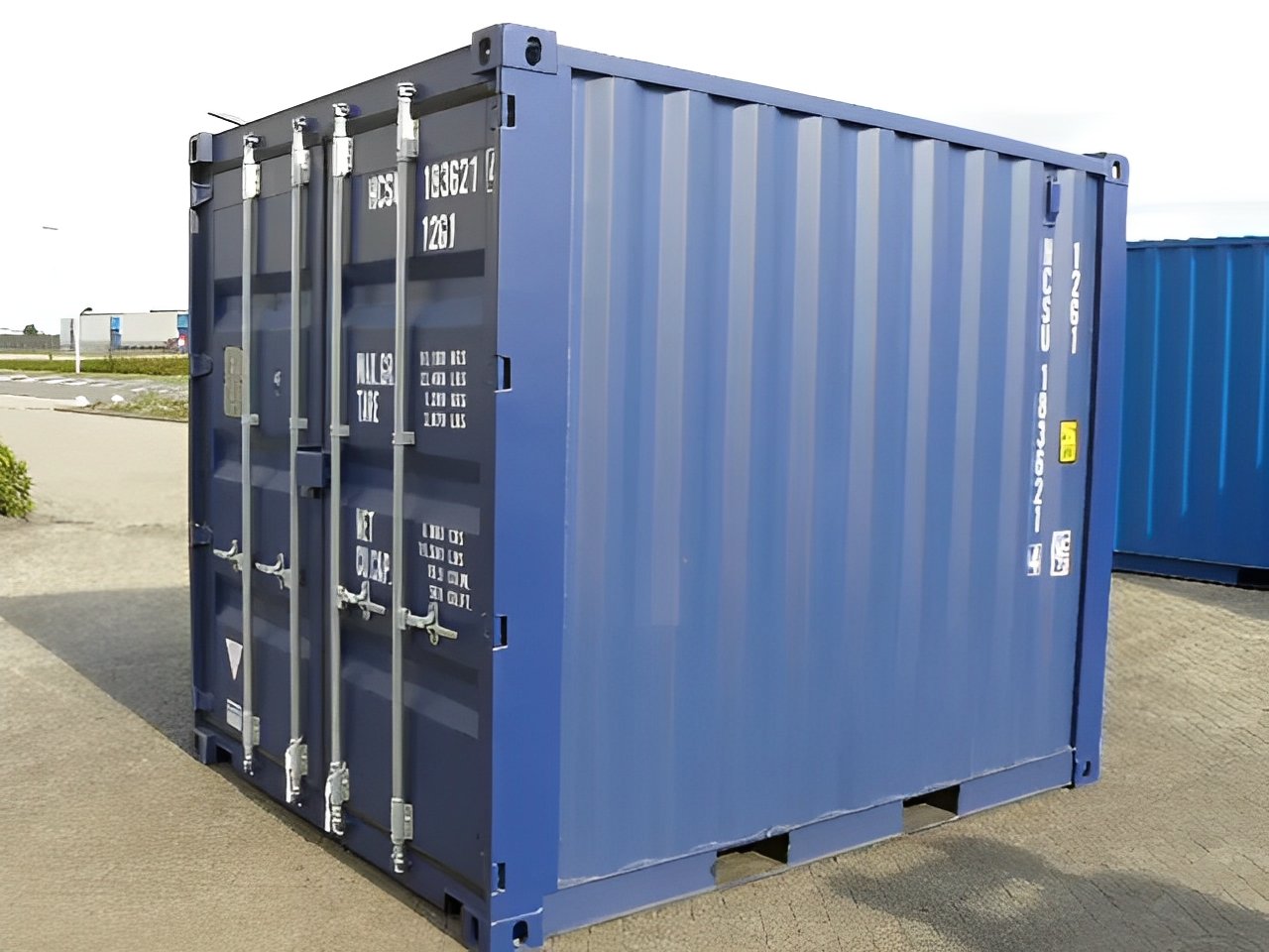 10Ft-X-8Ft-Shipping-Container.jpg 10Ft X 8Ft Shipping Container (One trip) – Blue - Image 1