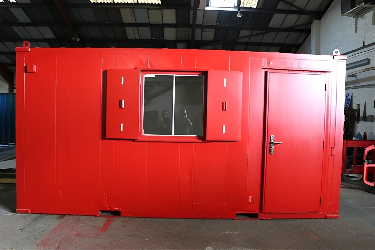 16ft-x-9ft-Site-Office-With-Toilet.jpg 16ft x 9ft Site Office With Toilet - Image 1