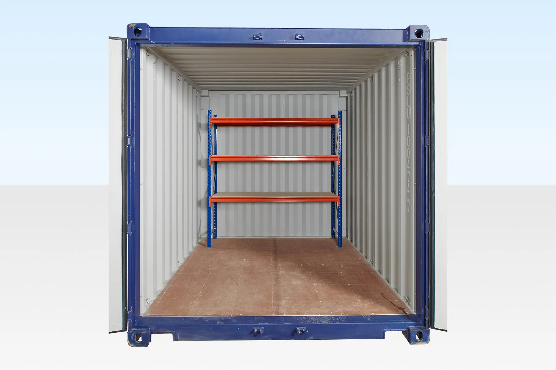 Adjustable-Heavy-Duty-Three-Tier-Racking-1.webp Adjustable, Heavy Duty Three Tier Racking For Rear Of Container - Image 1