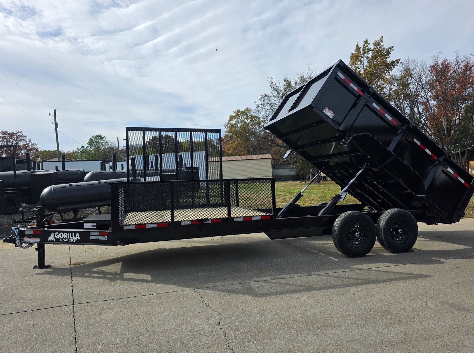 20251113_120315.jpg 7x20 Hybrid Dump Utility Trailer with 3ft Sides Equipment (2) 7K Axles - Image 1