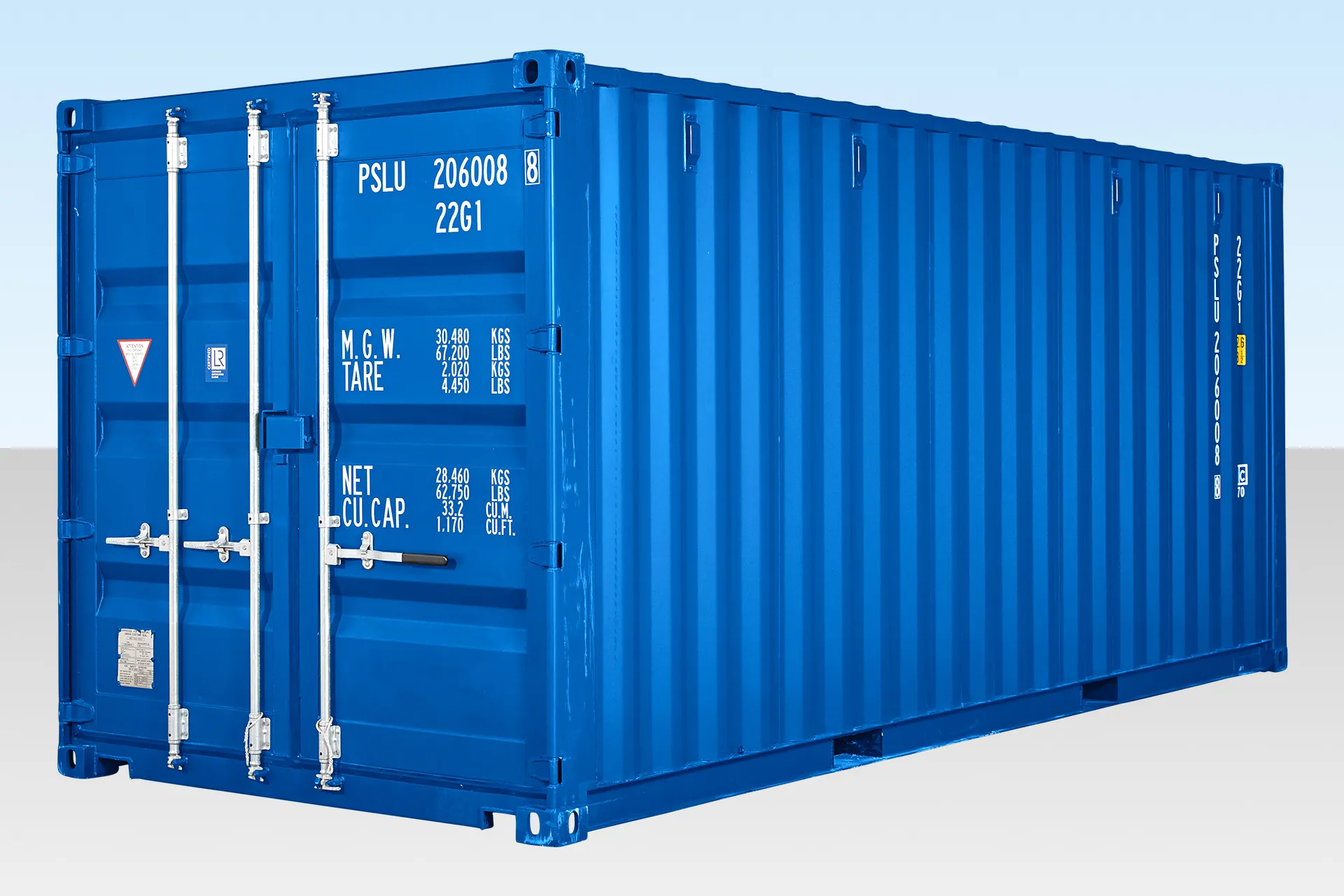 620-sale-20ft-std-one-trip-container-ral5010-correct-1.webp 20FT Self Storage Container With Bamboo Floor – Blue (RAL 5010) - Image 1