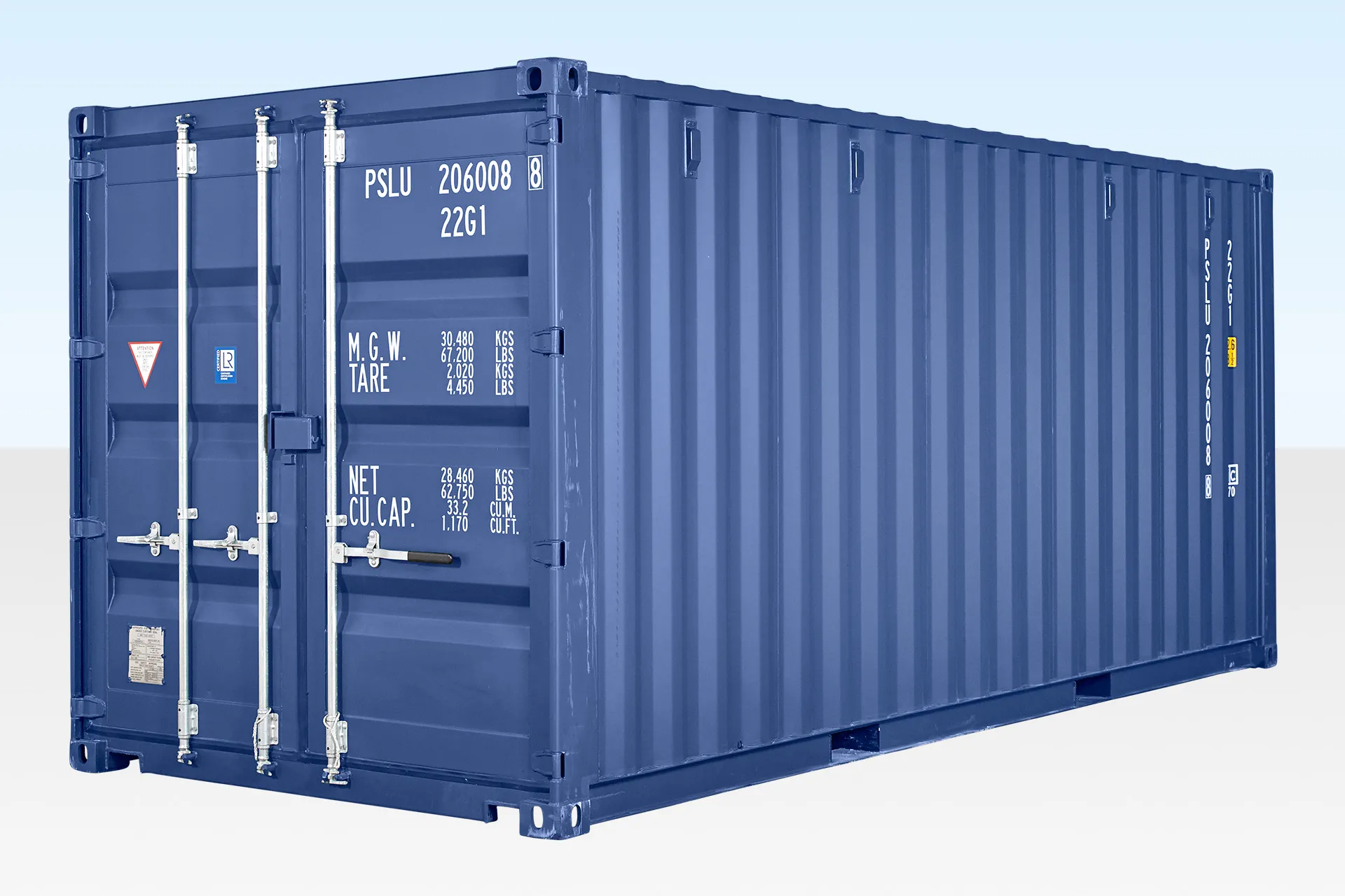 620-sale-20ft-std-one-trip-ral5013.webp 20FT Shipping Container Blue (RAL 5013) - Image 1
