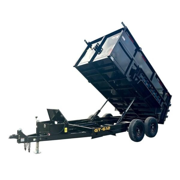 6×12 Hydraulic Dump Trailer with 4ft Sides (2) 5,200lb Axles