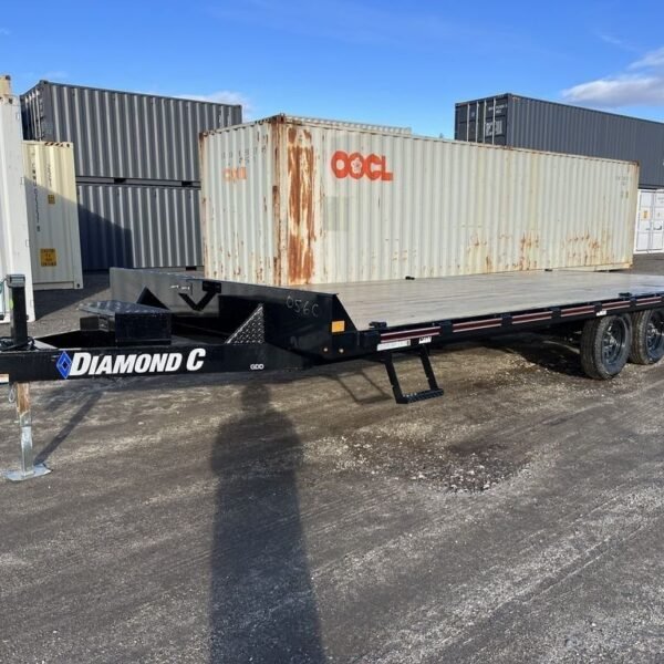 2024 Diamond C 8.5×22 7K Deckover Trailer w/Slide-In Ramps