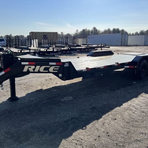 2024 Rice Trailers 7X18 Promax Industrial 21K Equipment w/Hydraulic Jack & Full Width Ramps