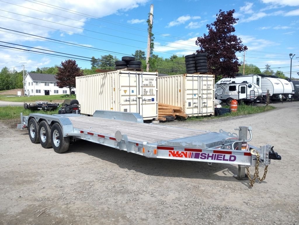 Lowpro-Equipment-Trailer-rt5yrgdr.jpg 2024 N&N Trailers 7×20+3 Galvanized 22.5K Lowpro Equipment Trailer w/HD Full Width Ramps - Image 1