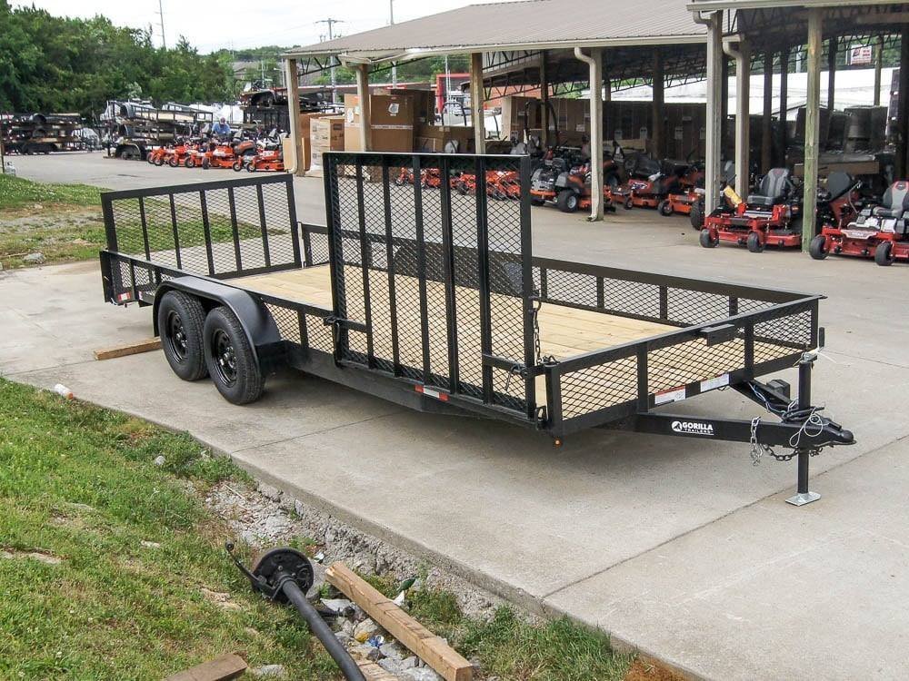 dsc00621_1.jpg 6.4×20 Utility Trailer with Side Gate and 18″ Mesh (2) 3,500lb Axles - Image 1