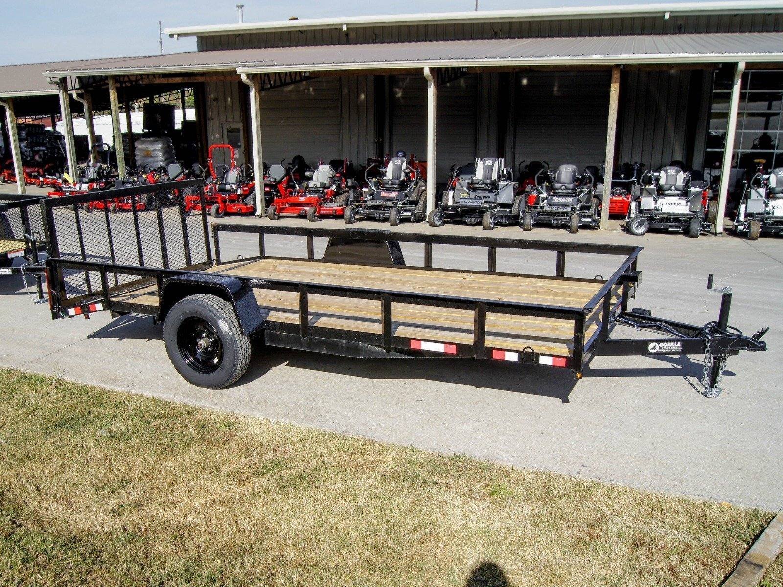 dsc01043_6.jpg 7×14 Dovetail Utility Trailer 3,500lb Axle with Brake - Image 1