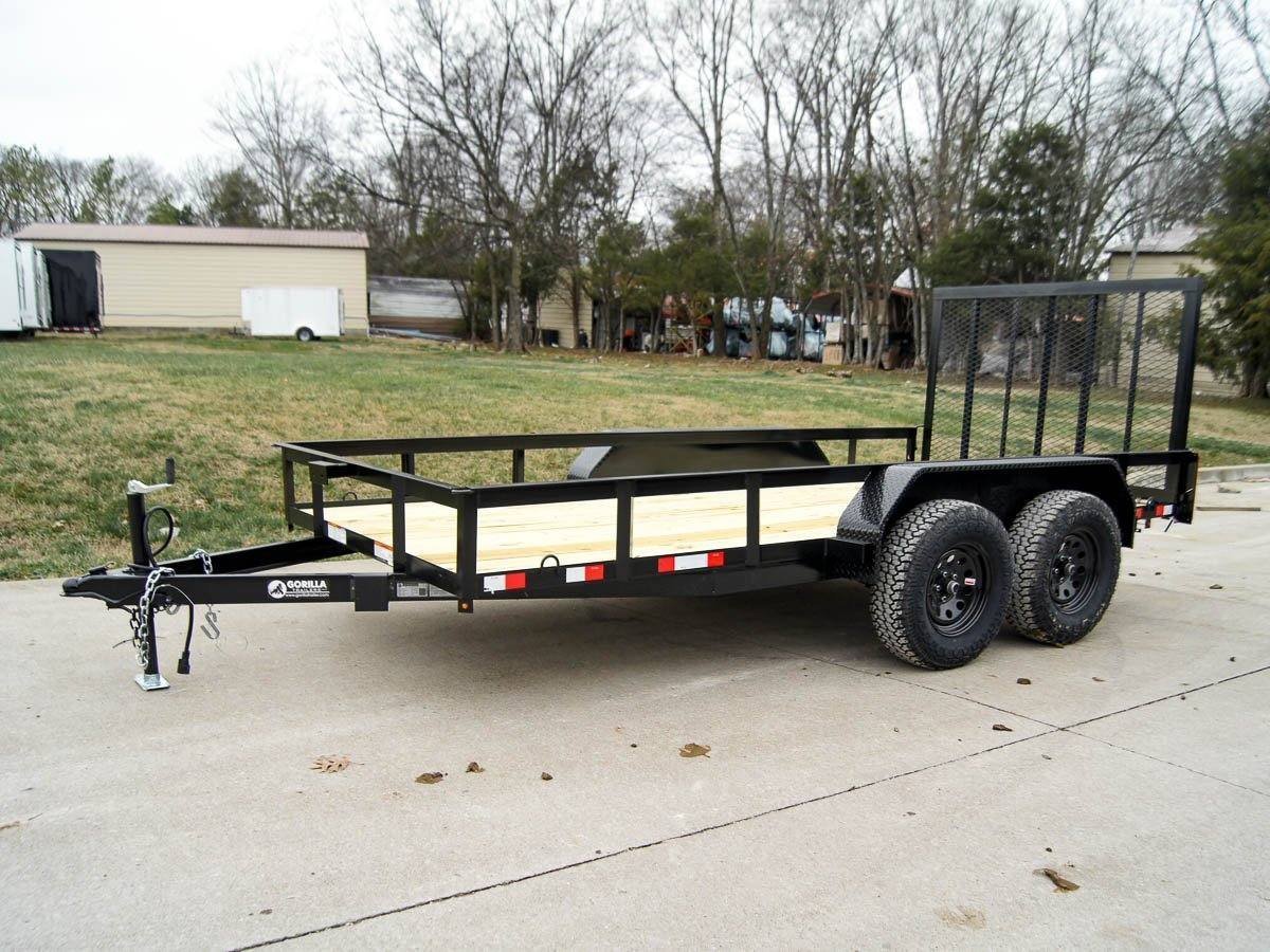 dsc02528_2.jpg 6.4×14 Straight Deck Off Road ATV/UTV Utility Trailer (2) 3,500lb Axles - Image 1