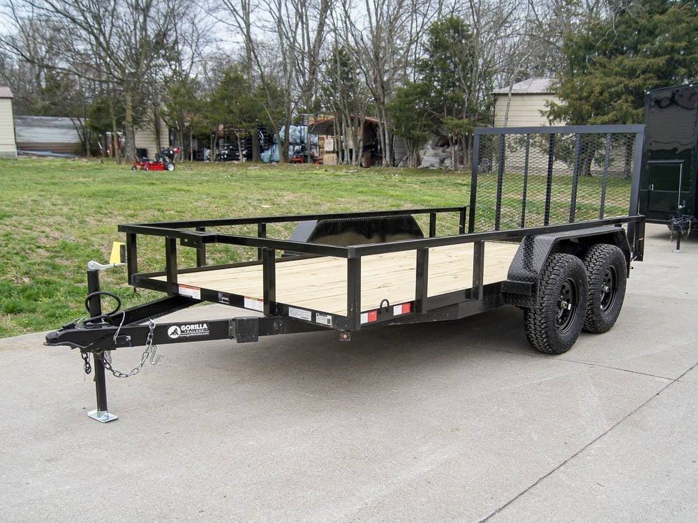 dsc03971-1.jpg 6.4×14 Straight Deck Tube Top Off Road Utility Trailer (2) 3,500lb Axles - Image 1