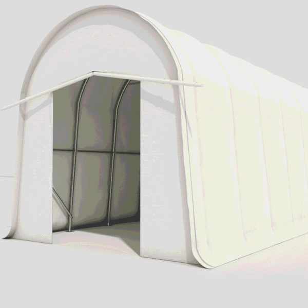 Carport canopy <br> 16W 45L 16H (ft)