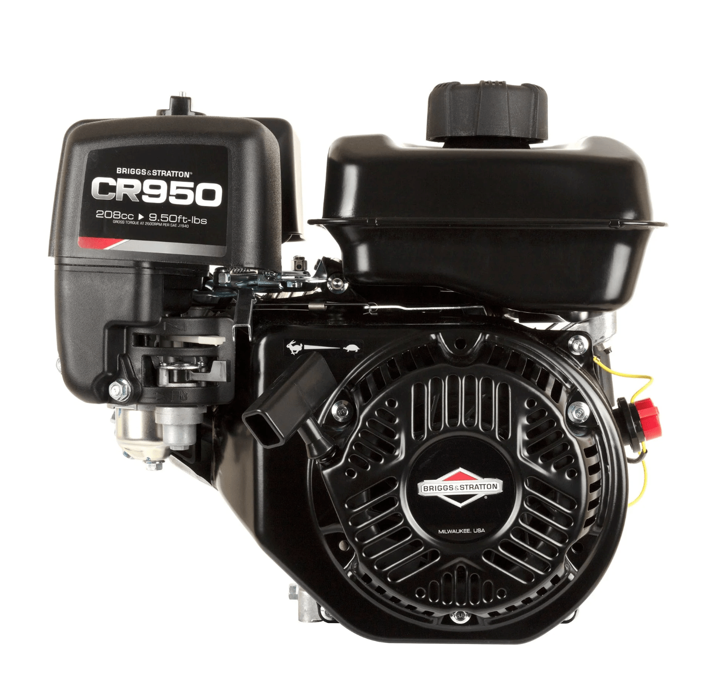 Briggs & Stratton 13R232-0021-F1 9.5 GT 208cc Horizontal Shaft Engine - Image 1