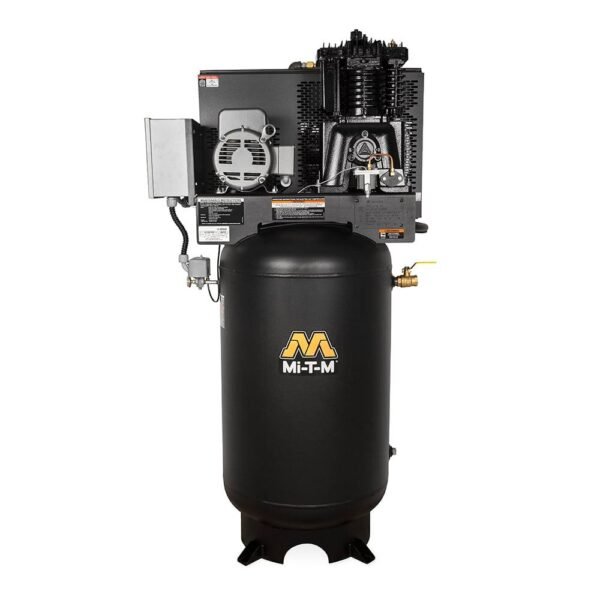 MI-T-M ACS-20375-80VM 80-Gallon 7.5 HP 200V Air Compressor
