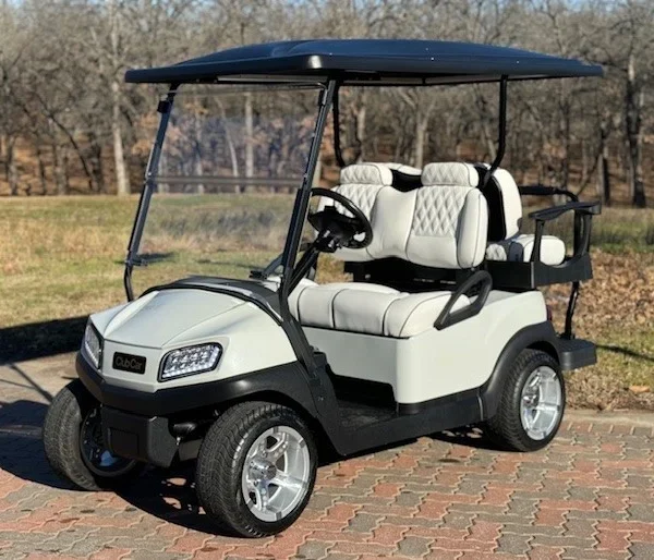 2018 4 Passenger Club Car Electric Tempo Golf Carts for Sale (White)