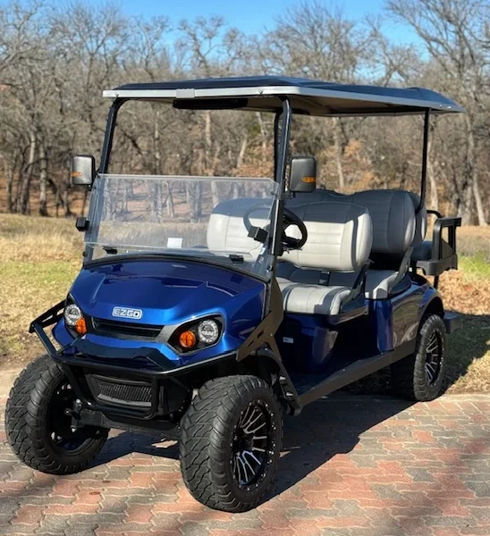 2023 E-Z-GO Express L6 ELiTE 6 Passenger Lifted Lithium-Ion Golf Carts for Sale